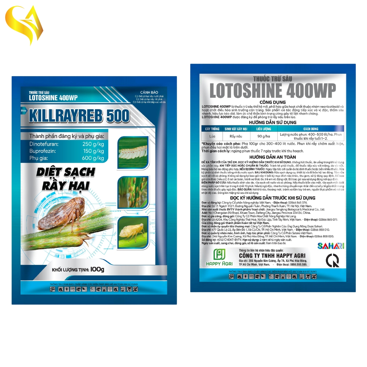 LOTOSHINE 400WP - KILLRAYREB 500 - 100GR