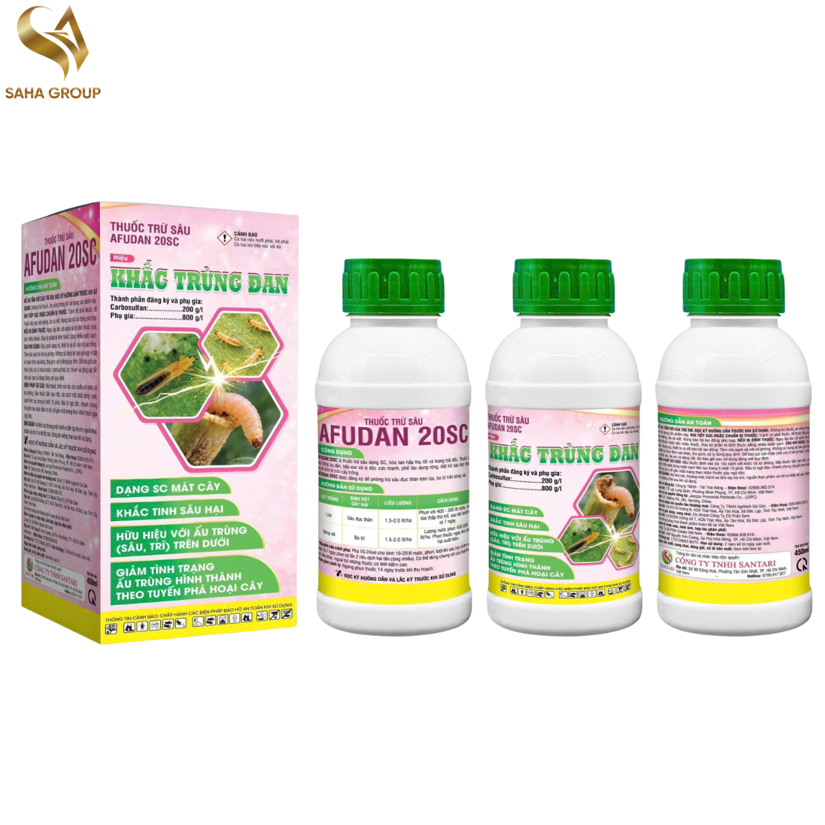 AFUDAN 20SC - KHẮC TRÙNG ĐAN - 450ML