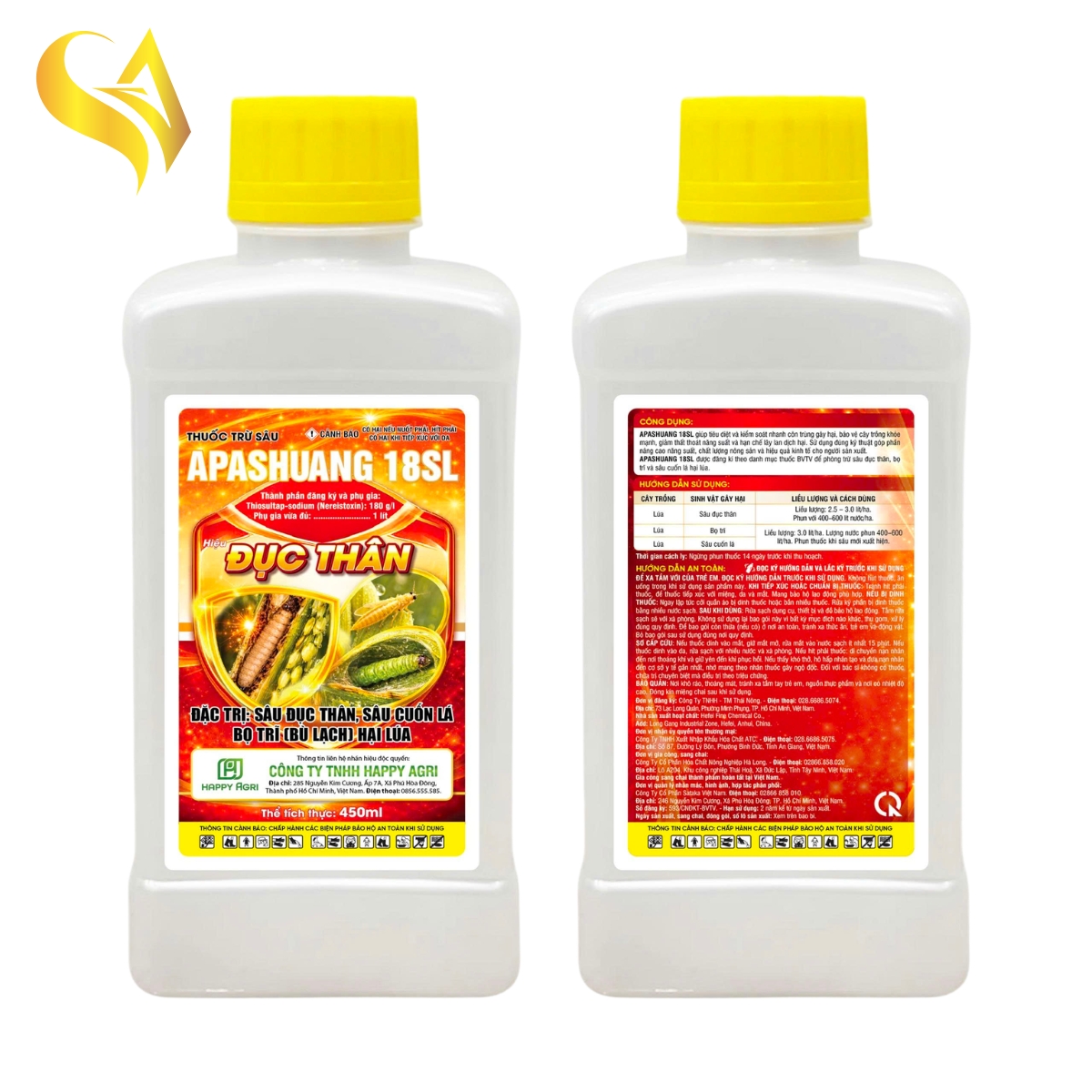 APASHUANG 18SL - ĐỤC THÂN - 450ML