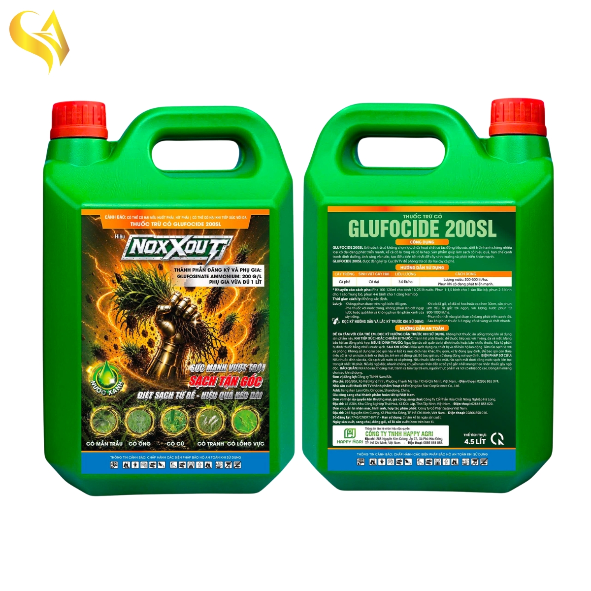 GLUFOCIDE 200SL - NOXXOUT - 4,5L