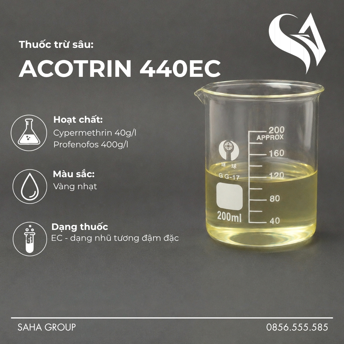 Thuốc Trừ Sâu ACOTRIN 440EC