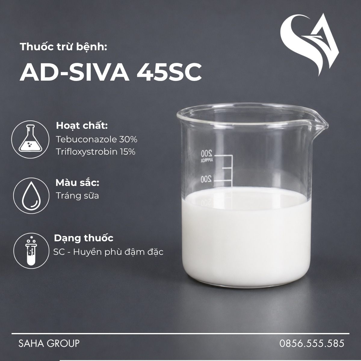 Thuốc Trừ Bệnh AD-SIVA 45SC