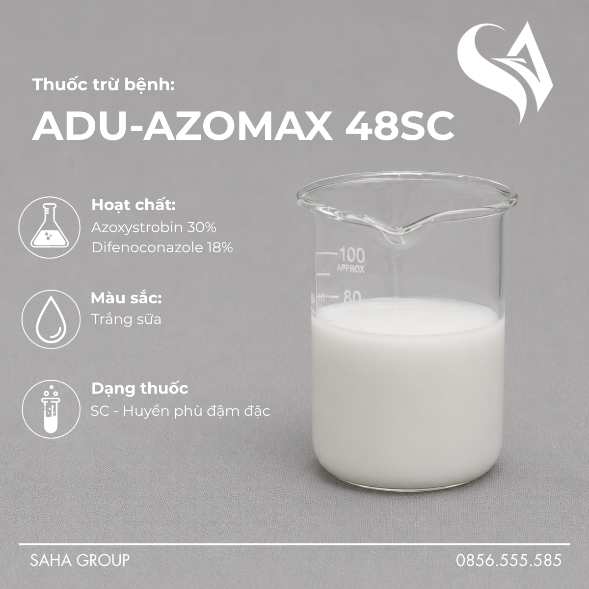Thuốc Trừ Bệnh ADU-AZOMAX 48SC