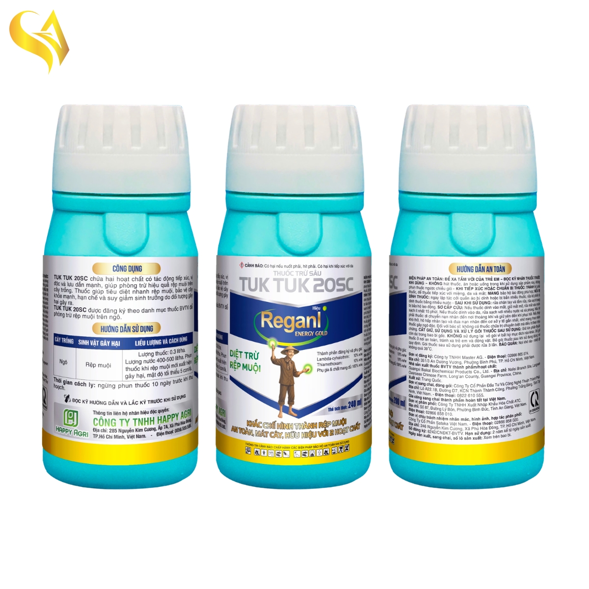 TUK TUK 20SC Hiệu REGANL ENERGY GOLD - 240ML