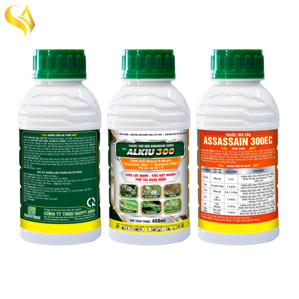 ASSASSAIN 300EC - ALKIU 300 - 450ML