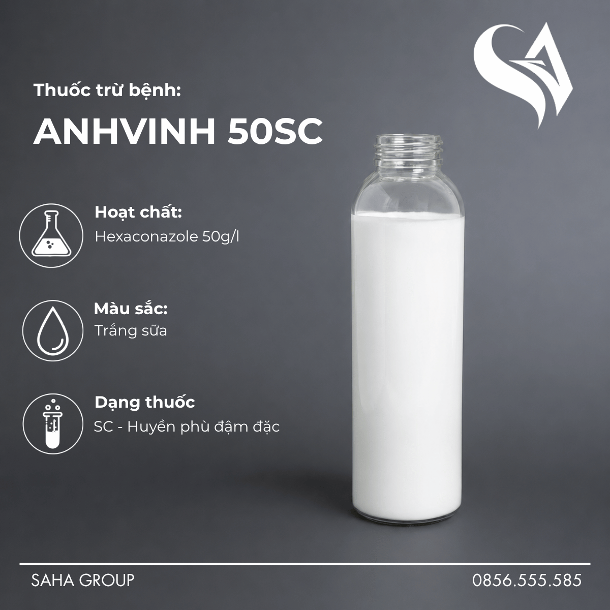 Thuốc trừ bệnh ANHVINH 50SC