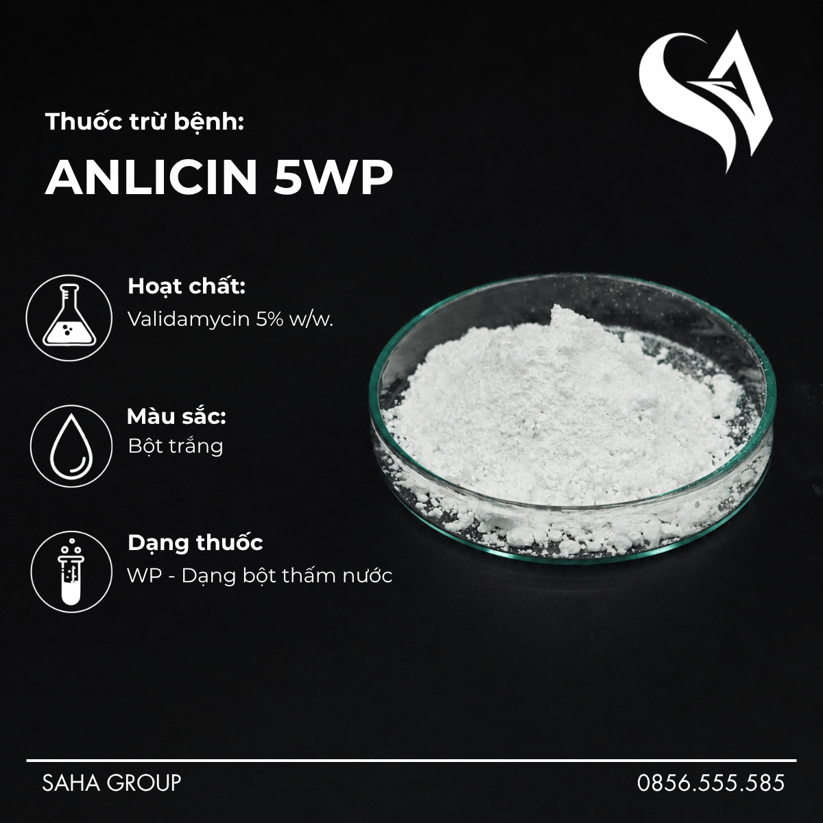 Thuốc trừ bệnh ANLICIN 5WP