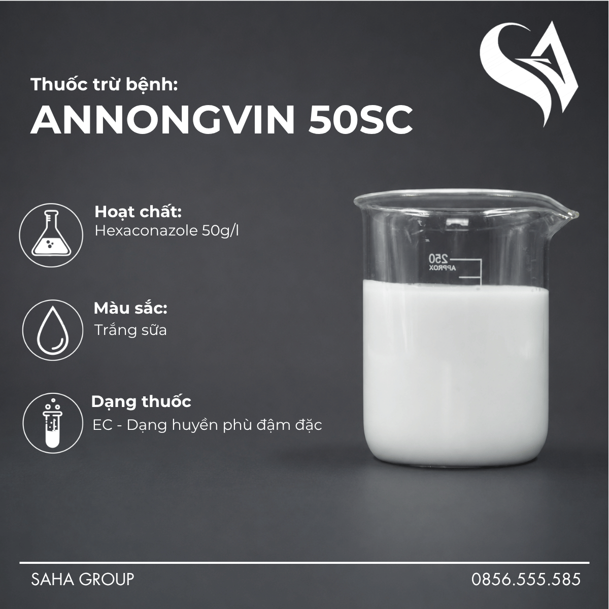 Thuốc trừ bệnh ANNONGVIN 50SC