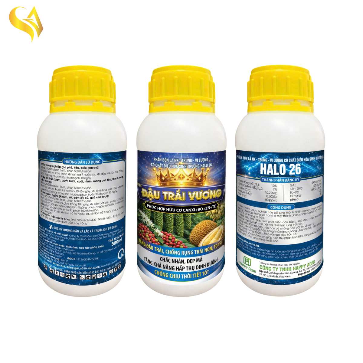 HALO 26 - ĐẬU TRÁI VƯƠNG - 500ML