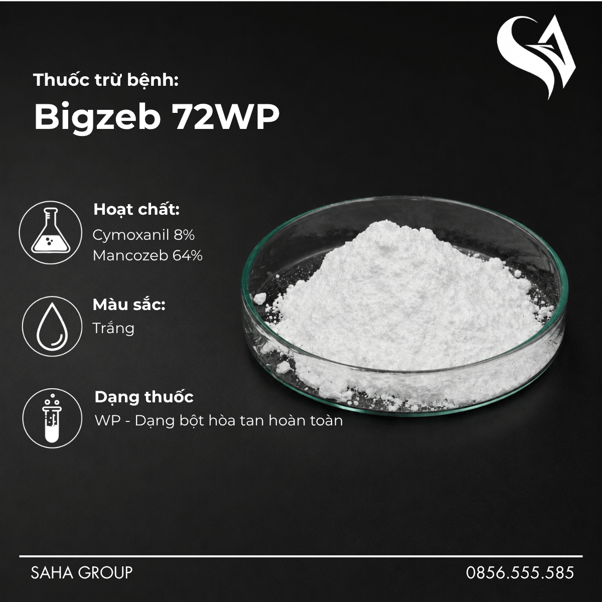 Thuốc trừ bệnh Bigzeb 72WP