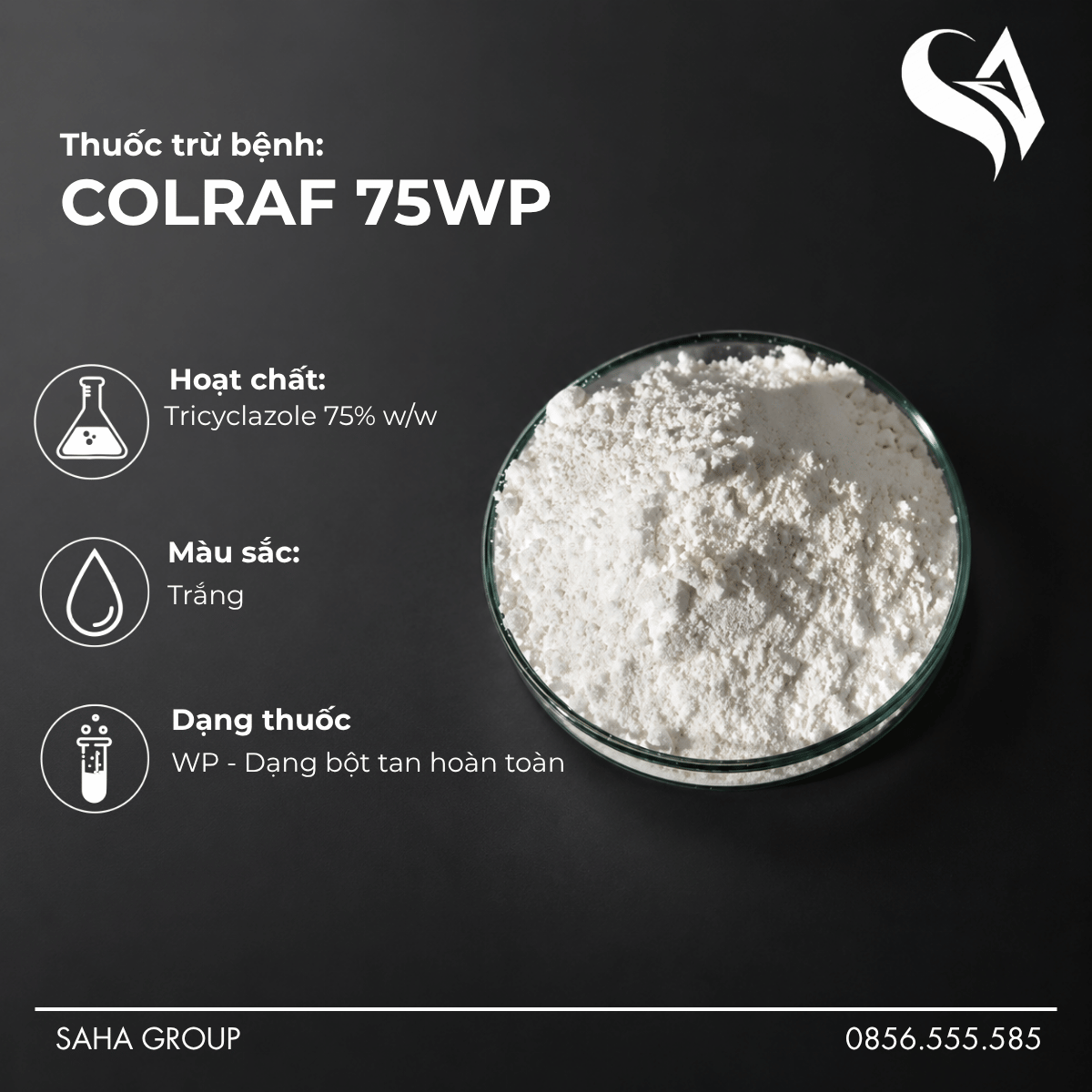 Thuốc trừ bệnh COLRAF 75WP