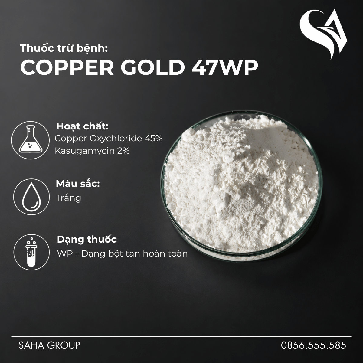 Thuốc trừ bệnh COPPER GOLD 47WP